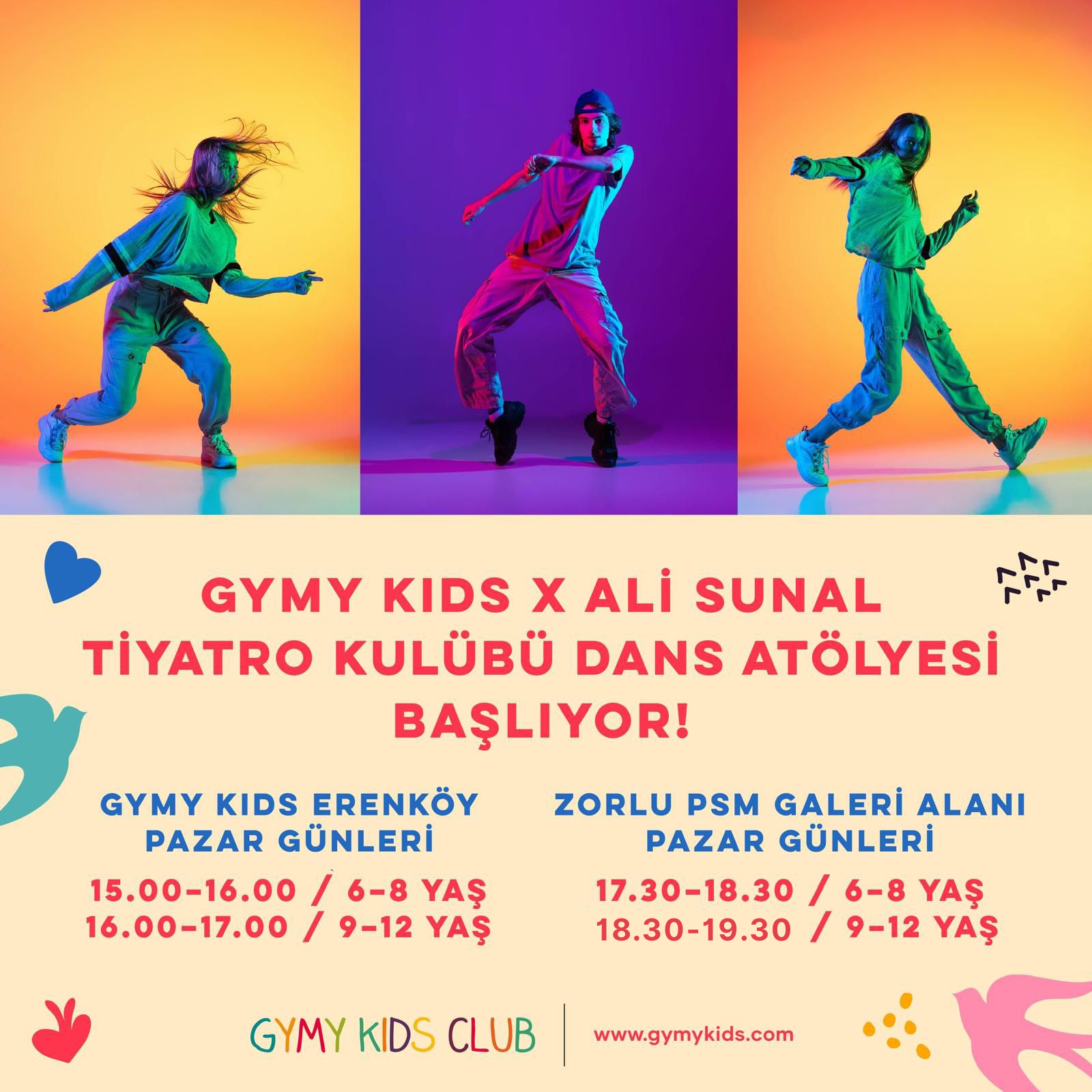 Gymy Kids X Ali Sunal Tiyatro Kulübü Dans Atölyesi