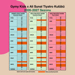 Gymy Kids X Ali Sunal Tiyatro Kulübü 2026-2027 Sezonu