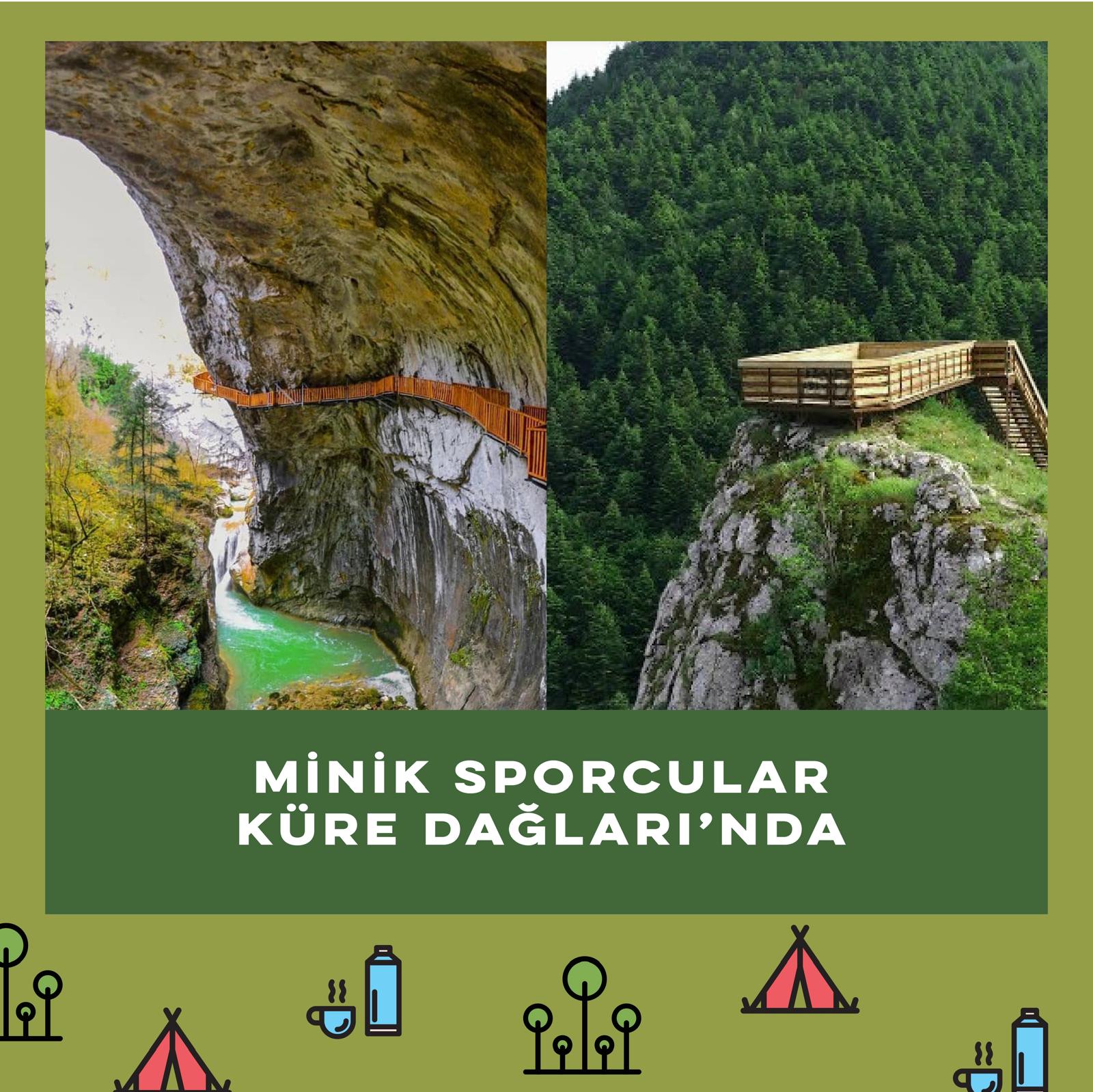Minik Sporcular Küre Dağları'nda