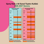 Gymy Kids X Ali Sunal Tiyatro Kulübü 2026-2027 Sezonu