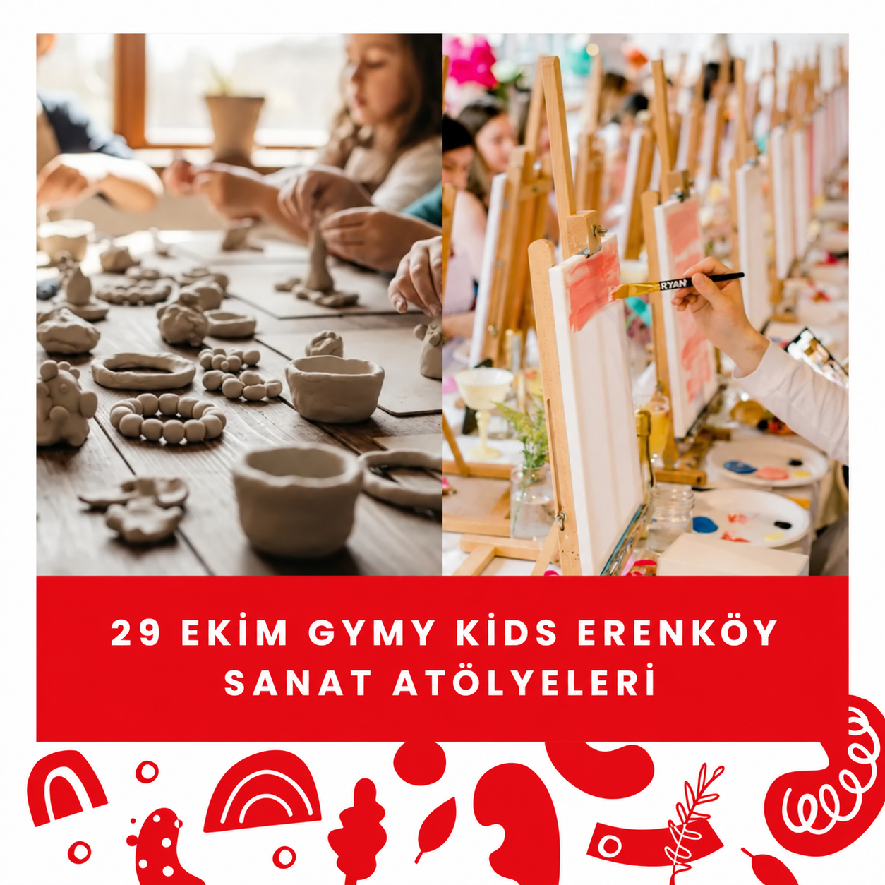 Gymy Kids Erenköy'de Sanat Atölyeleri