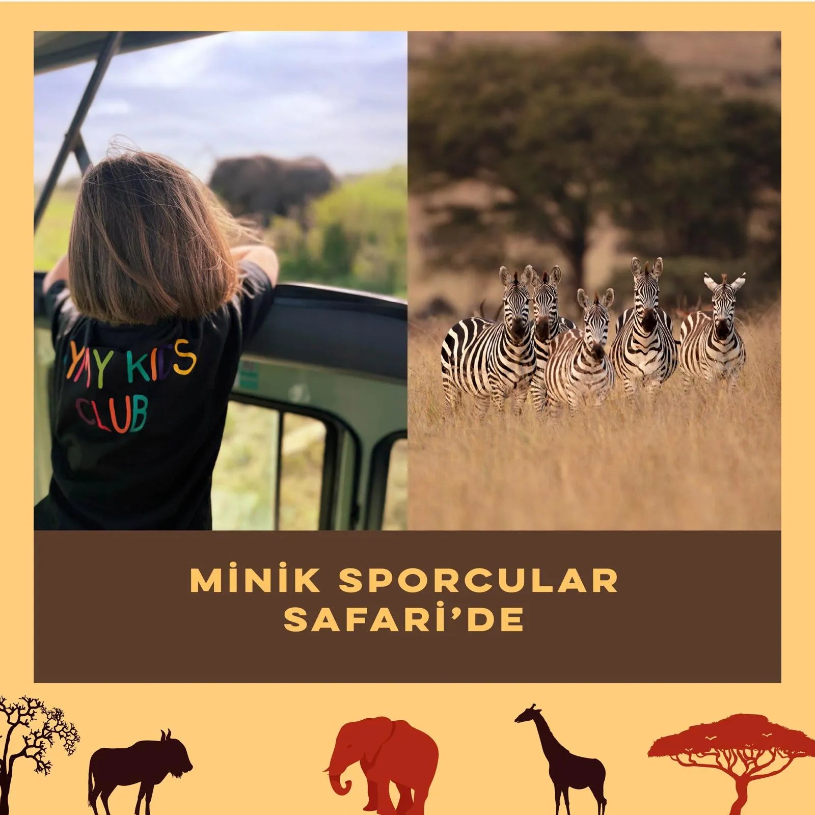 Minik Sporcular Safari'de
